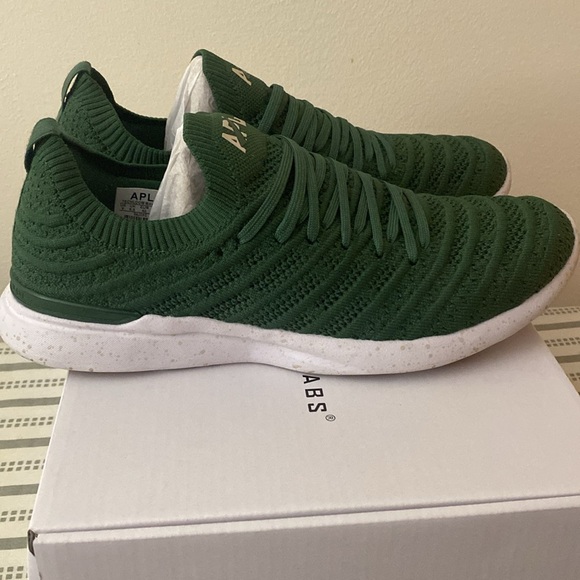 Mint condition APL dark green sneakers - Picture 3 of 6